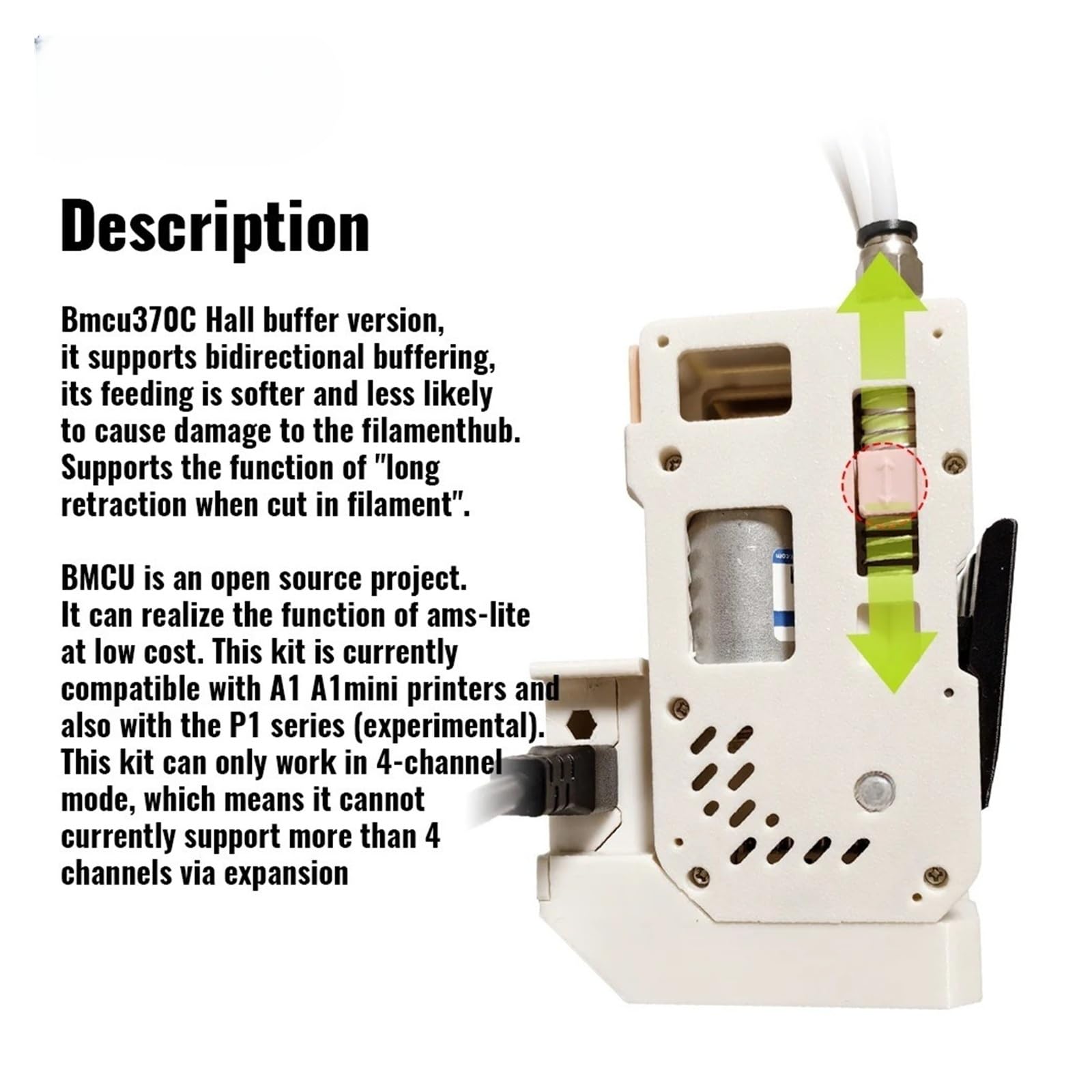 Amazon.co.jp: Tree Tribe BMCU 370C AMS Lite BMCU370C オート